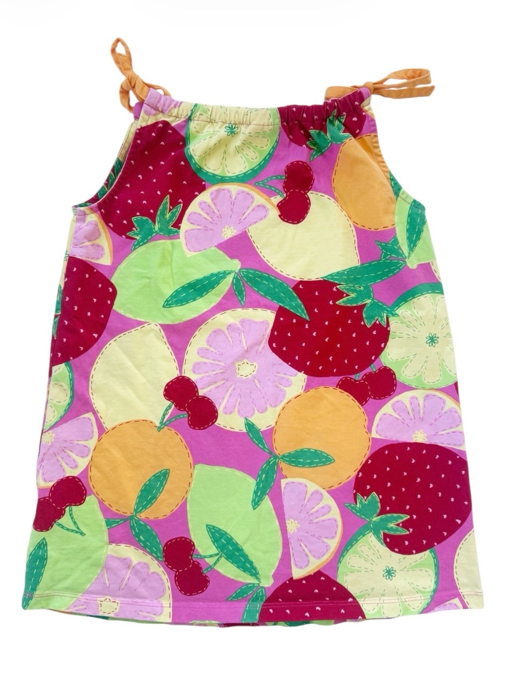 Hanna Andersson Fruit Jersey Pillowcase Dress size 5